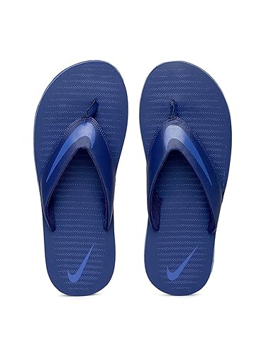 nike slippers blue