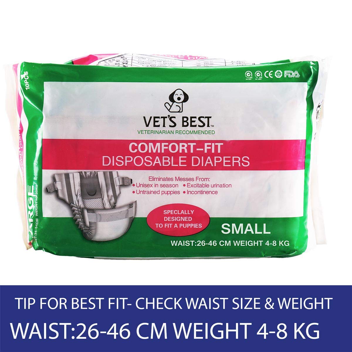 vet's best disposable diapers