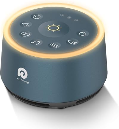 Dreamegg D1 White Noise Machine with Night Light 24 Sounds Baby Sleep