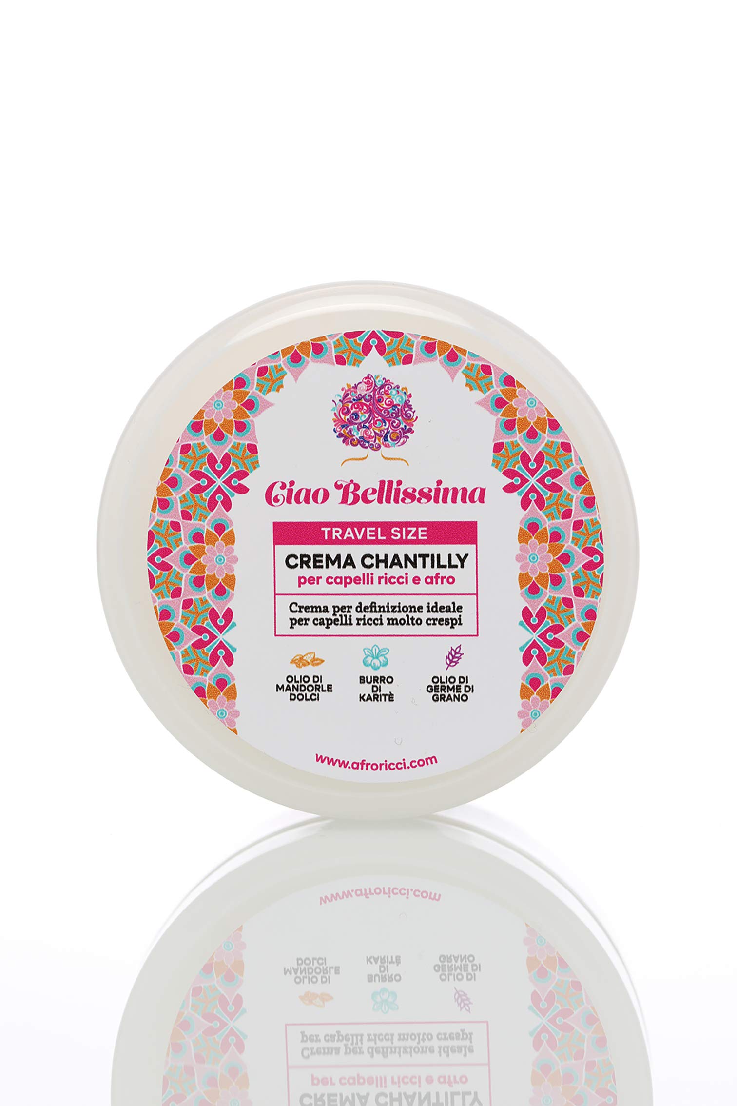 afroricci Chantilly Cream for Curly and Afro Hair 100 ml – Travel Size