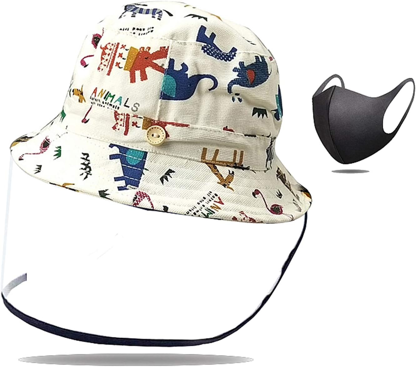 Transparent Cover Fisherman's hat, Blocking The Droplets, preventing Saliva, Wind and Sand Blowing into The Eyes, Blocking The Sun, Transparent Eye Protection, Unisex