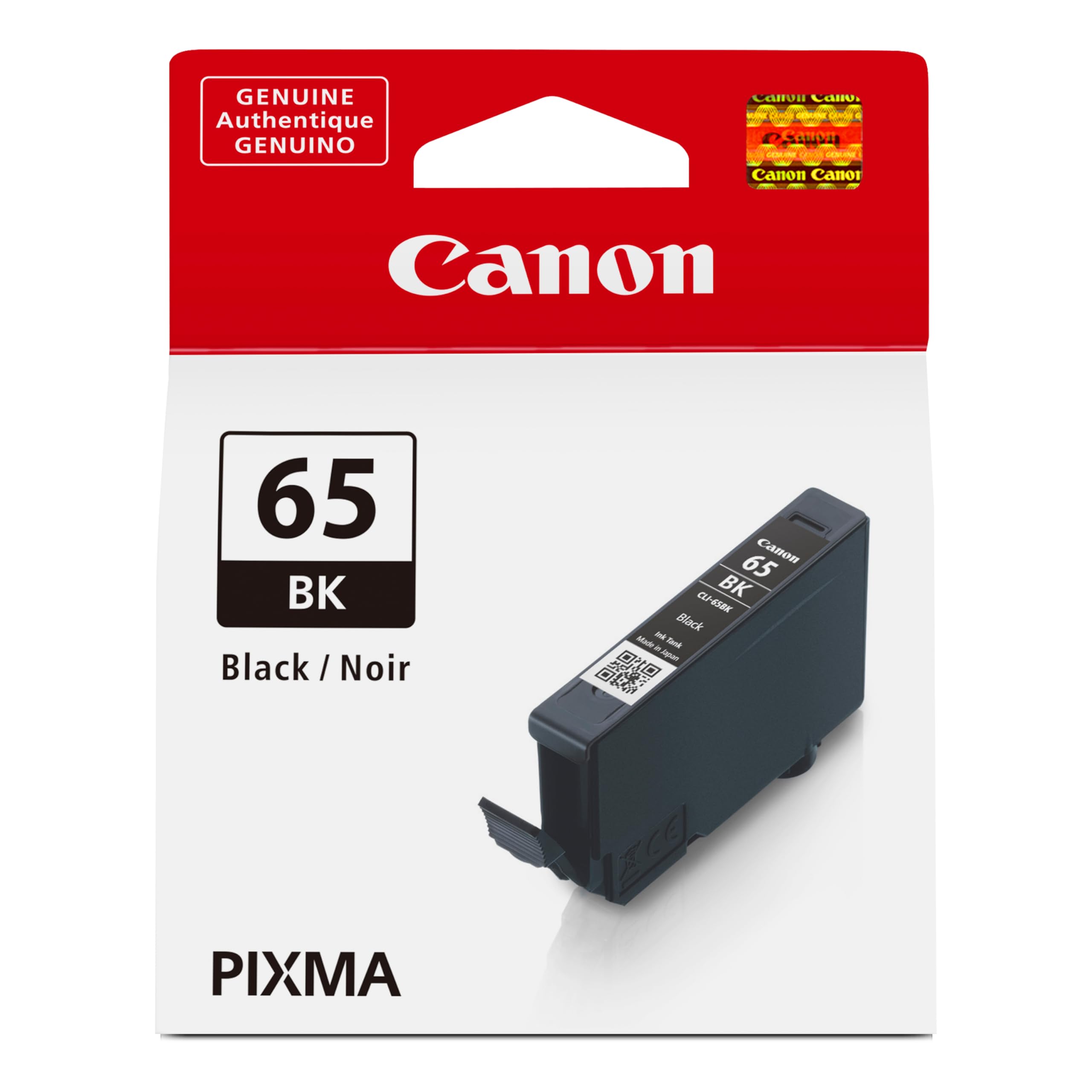 Photo 1 of Canon CLI-65 Genuine Black Ink Tanks, Compatible with PIXMA PRO-200, and PIXMA PRO-200S Printers