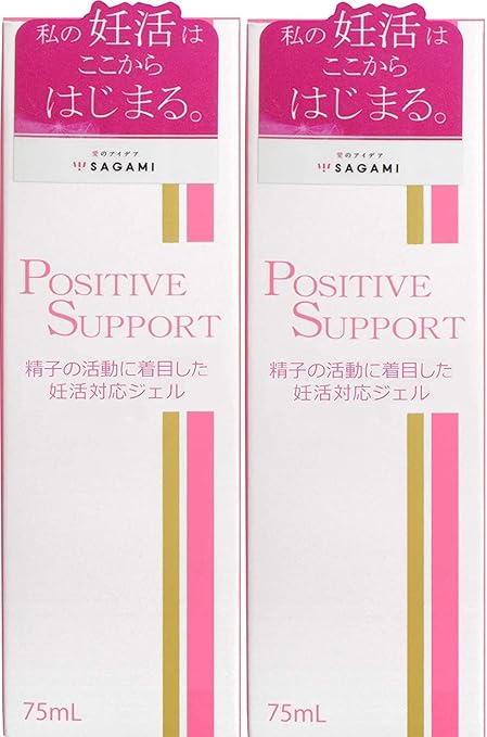 Amazon Sagami ポジティブサポート 膣内環境を整える妊活専用ジェル 75ml 2個 相模ゴム 衛生用品 ヘルスケア
