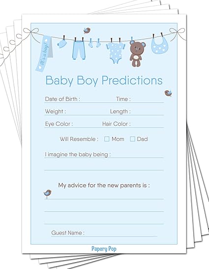 Amazon Com Baby Predictions And Advice Cards Pack Of 50 Baby Amazon Com Baby Predictions And Advice Cards Pack Of 50 Baby