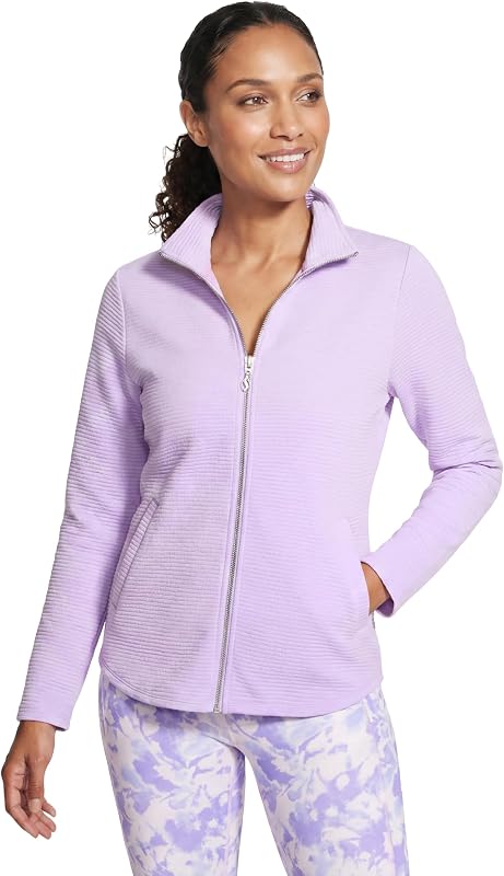 The Gowalk Shine - Chaqueta para mujer, color morado, talla M, Morado (, M