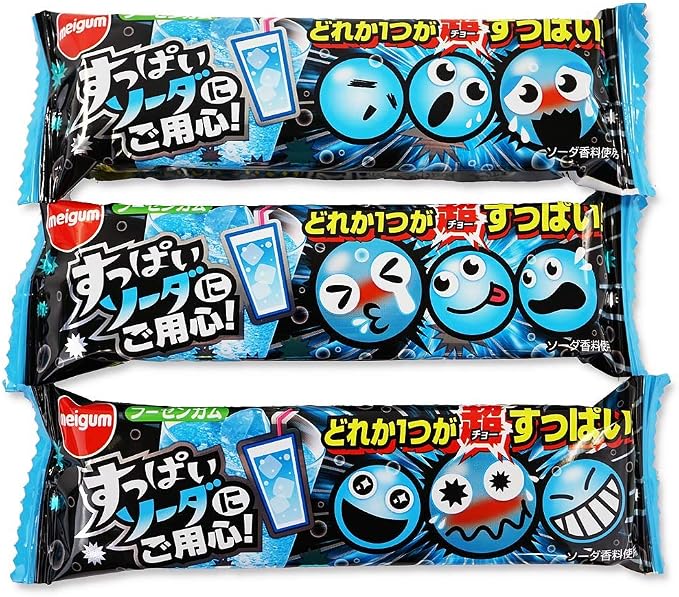 Amazon 明チュウ すっぱいソーダにご用心 個入 駄菓子 お菓子 おかし ガム 景品 2丁目ひみつ基地 駄菓子 通販