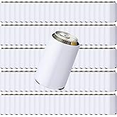 CHENGU 100 Pack Can Cooler Sleeves Neoprene Sublimation Insulated Beer Sleeves for Can Cooler Soda Drink Water Bottle Birthdays Weddings Bachelorette Party(Blank Style,White)