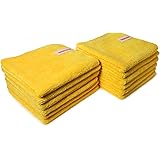 Mothers 90-90004 Professional Grade Premium Microfiber Towels, Gold, (Pack of 12)