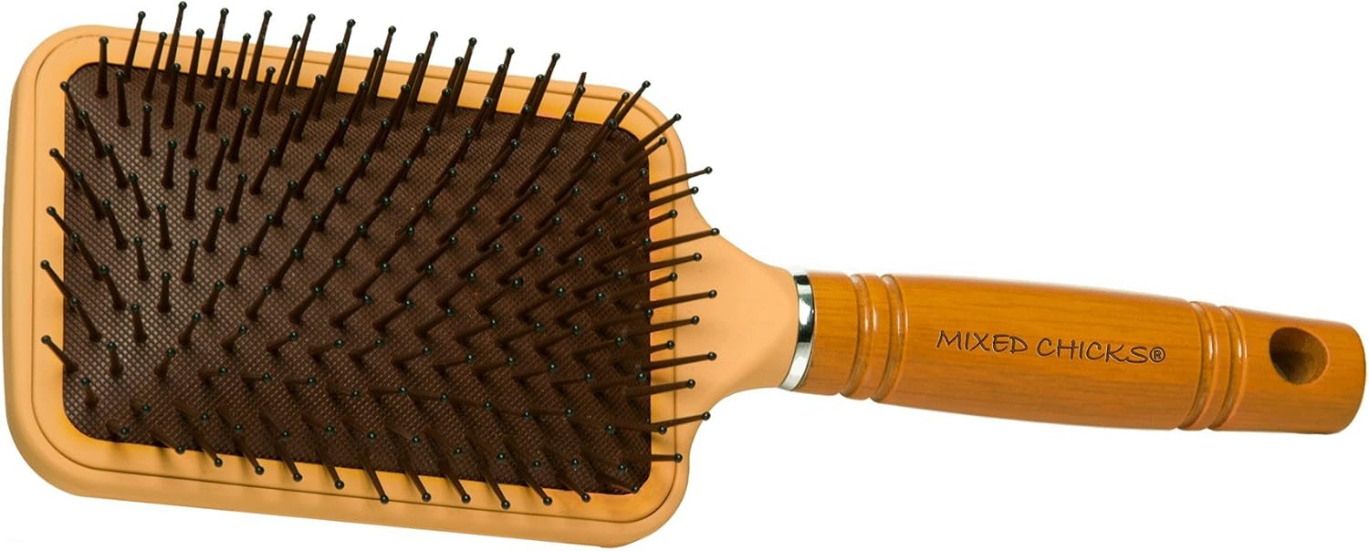 Mixed Chicks Paddle Brush, Beige