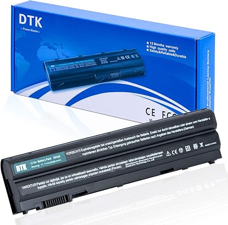 Amazon Com Dtk T54fj M5y0x 58x Laptop Battery Replacement For Dell Latitude E64 E6430 E6440 E6440 E6530 Vostro 3460 3560 Inspiron 57 75 Notebook Computers Accessories