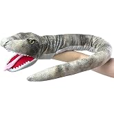 okegztoa Puppets Hand Puppet Snake Stuffed Puppets,Large Puppet with Movable Mouth Puppet Role Play Story Animal,Soft Stuffed Animal Hand Puppets for Kids Ages 1-3