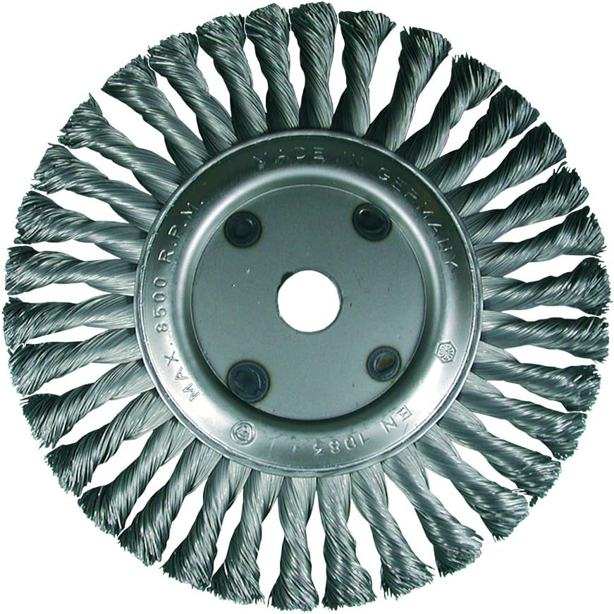 Osborn Topfbürste 180 Mm Für Winkelschleifer – D100 Mm, M14-Gewinde, Edelstahldraht, TÜV-geprüft