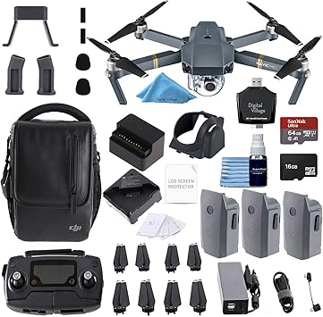 Amazon Com Dji Mavic Pro Fly More Combo Collapsible Quadcopter 3