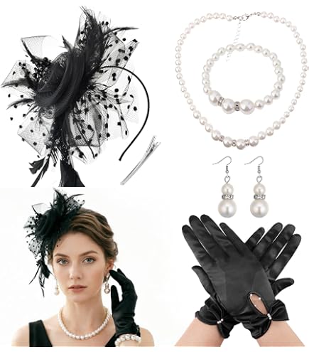 LALAFINA 1set Fascinator Hat for Women Tea Party Headband  display picture 2