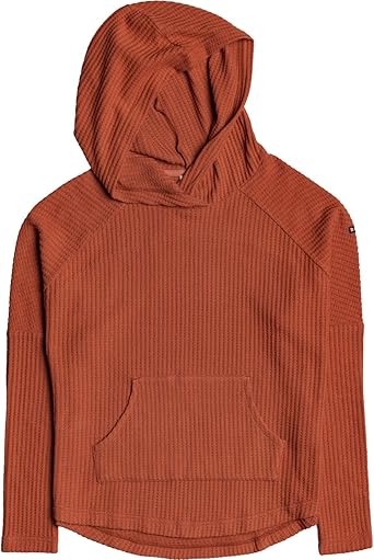 Cozy waffle hooded graphic tee Clearance