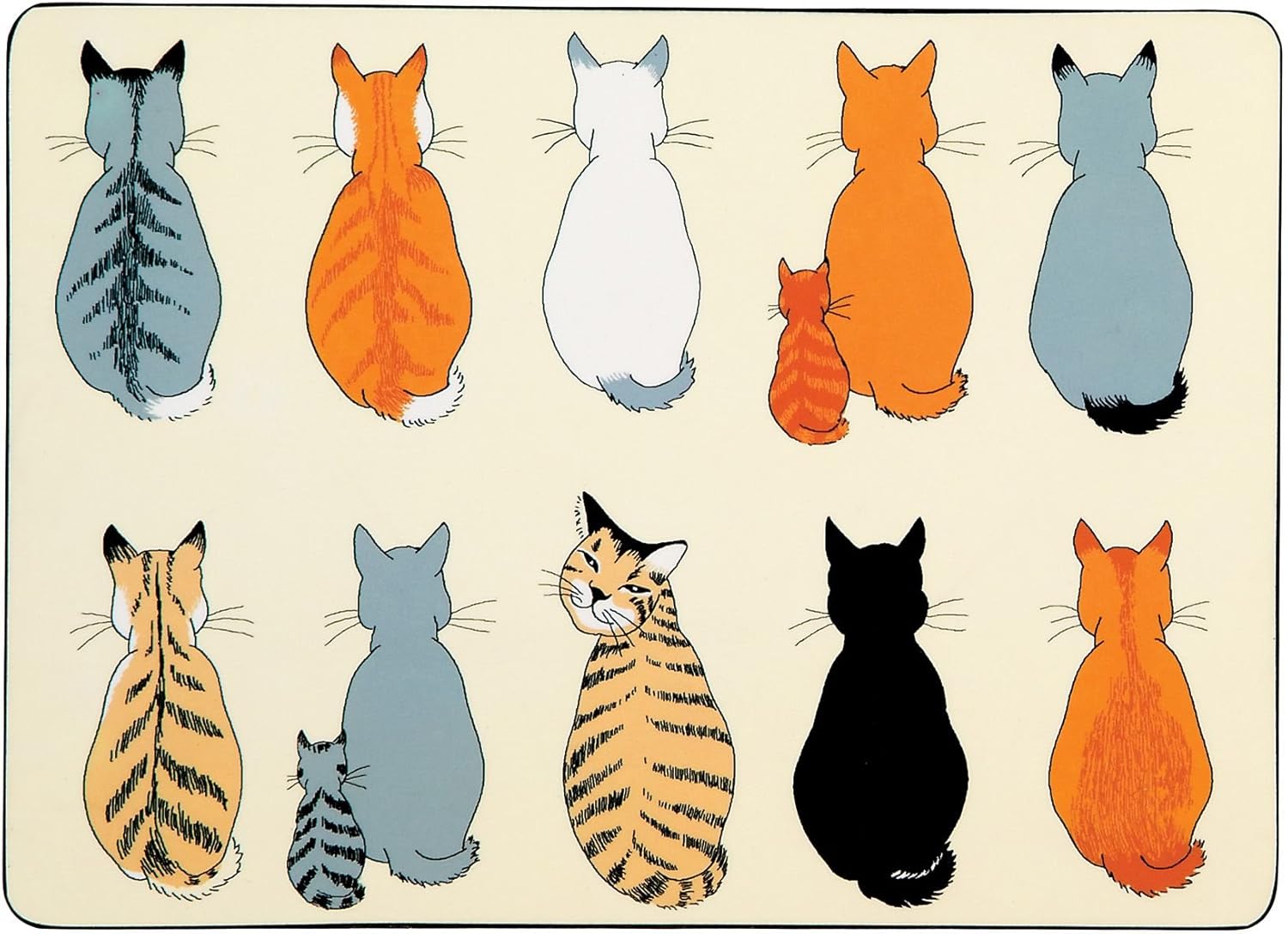 Ulster Weavers 4Pack Cats in Waiting Placemat Home & Kitchen