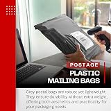 JeeJaan 5 Pcs Grey Postage Bags 34x42 Large Poly Mailers 860 x 1065 mm view 4