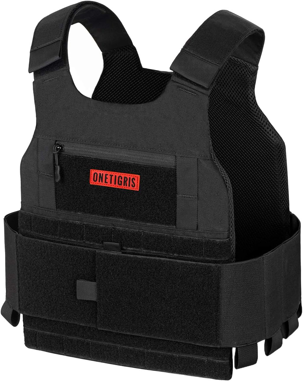 Low Profile Tactical Vests Airsoft Plate Carriers (Black