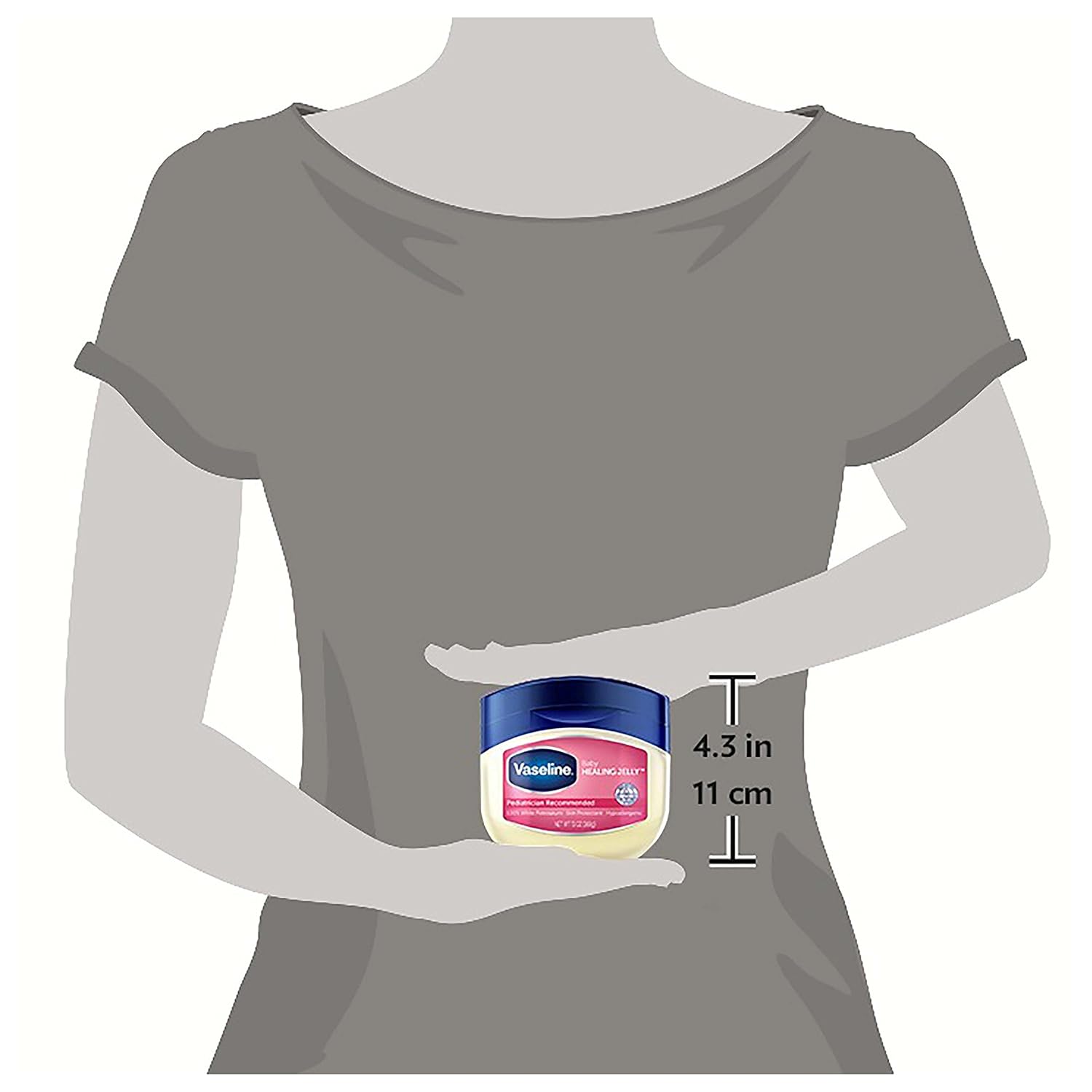 Vaseline 100% Pure Petroleum Jelly, Baby 13 oz (Pack of 3) - Image 5