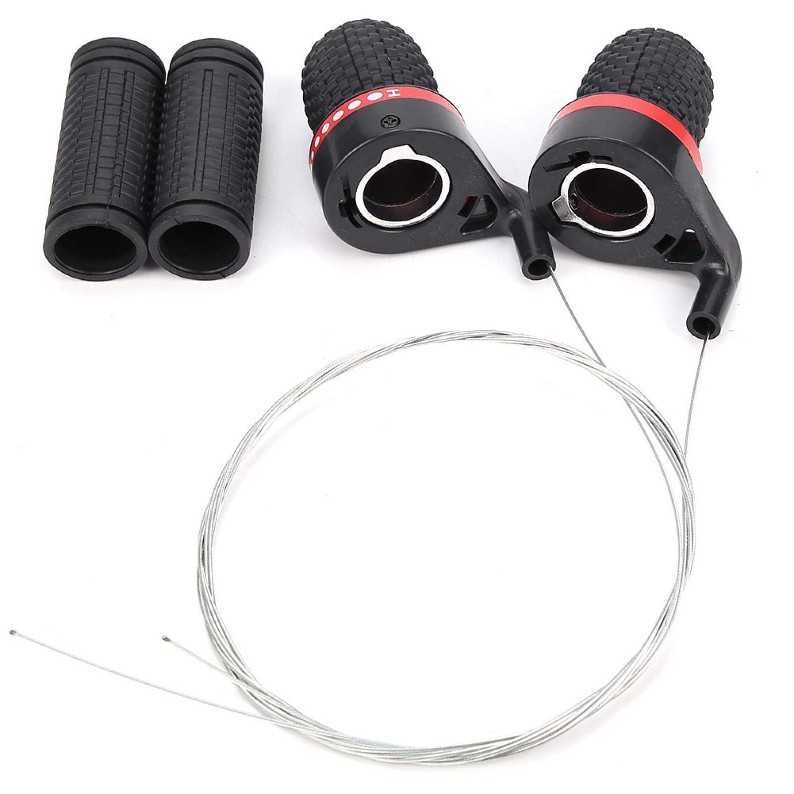 Mountain Bicycle Speed Shifter Rubber Derailleur Handle Bike Twist Grip Shift Transmission Twist Grip Gear