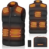 WARMFIT Heated Vest for Men Women with Battery Pack Included- Lightweight Heated Jacket for Winter Fishing & Travel-L