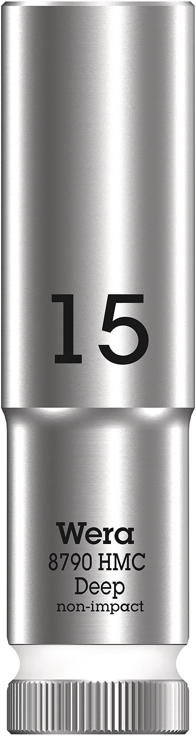 Wera 05004555001 8790 HMC Deep Socket, White, 15.0 mm