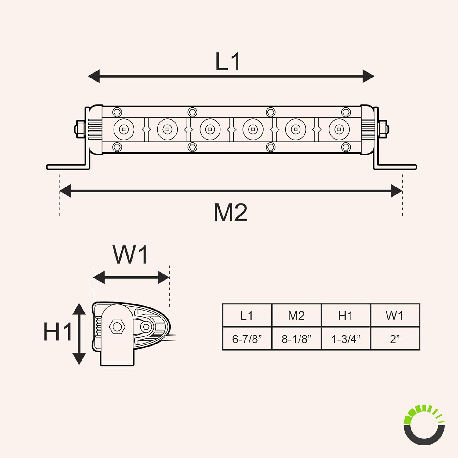 2pc 7" Ultra-Slim Single Row Off Road CREE LED Light Bar [1530lm] [18W] [IP68 Waterproof] [12V - 24V] Fog/Driving/Work Lights for Trucks ATV Cars - 60 Degrees Flood Light: Automotive