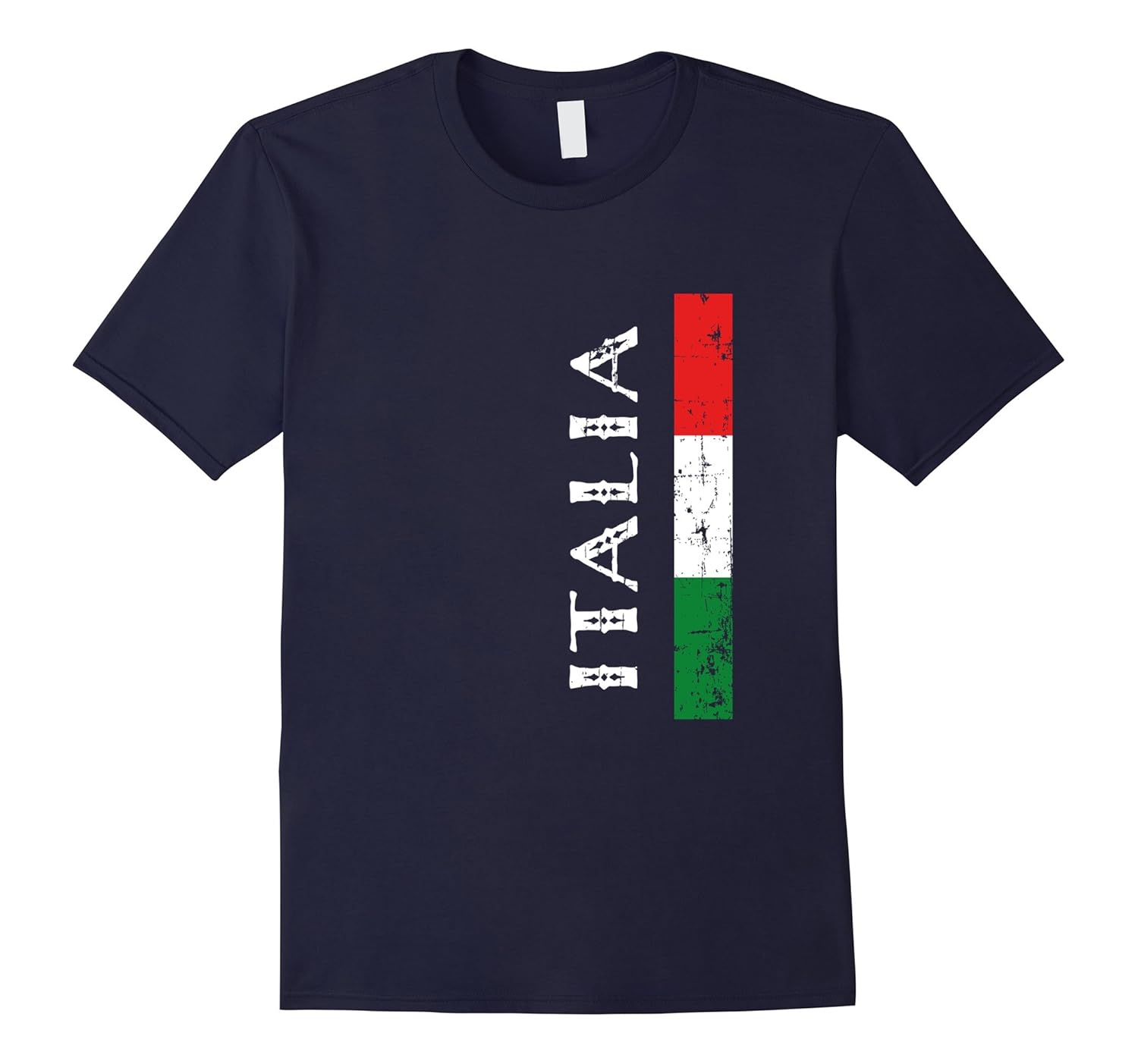 I Love Italia T Shirt Italy Flag Italian Heritage Gift Tee-Rose