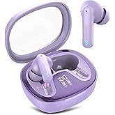 AOSRAU AI Language Translation Earbuds, 3-in-1 Translation Earbuds Real Time with 4 Translation Modes, Purple