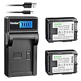 Kastar Battery 2 Pack & Slim LCD USB Charger for