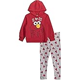 Sesame Street Rainbow Fleece Hoodie and Leggings Outfit Set Infant to Toddler