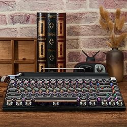 7KEYS Typewriter Keyboard Wireless Retro