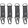 XTACER Tactical Molle Key Ring Gear Key Keeper Keychain Snap Secure Kit of Attachments