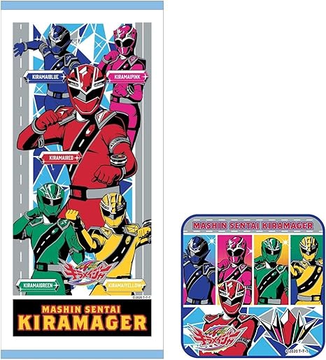 Amazon Co Jp 魔進戦隊キラメイジャー フェイスタオル ミニタオル セット タオルセット キラメイジャー キャラクタータオル タオル おもちゃ