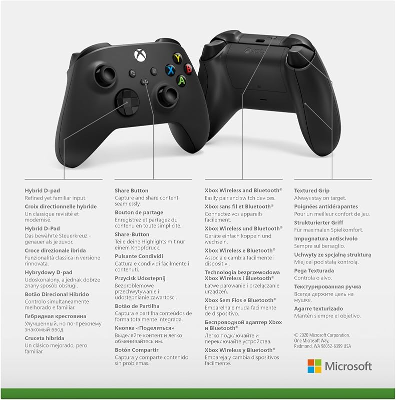 Wireless Controller - Carbon Black