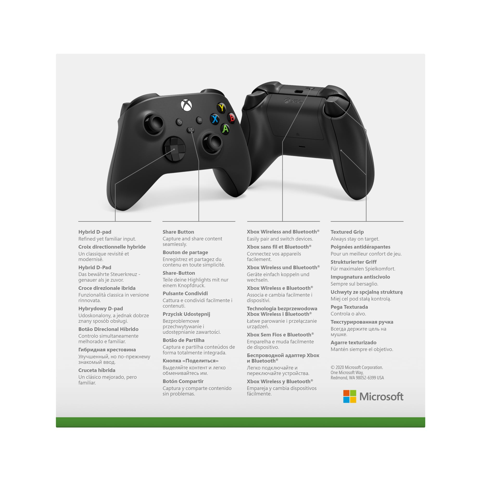 Xbox Wireless Controller - Carbon Black