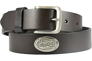 ZEP-PRO NCAA Florida Gators Leather Concho Belt