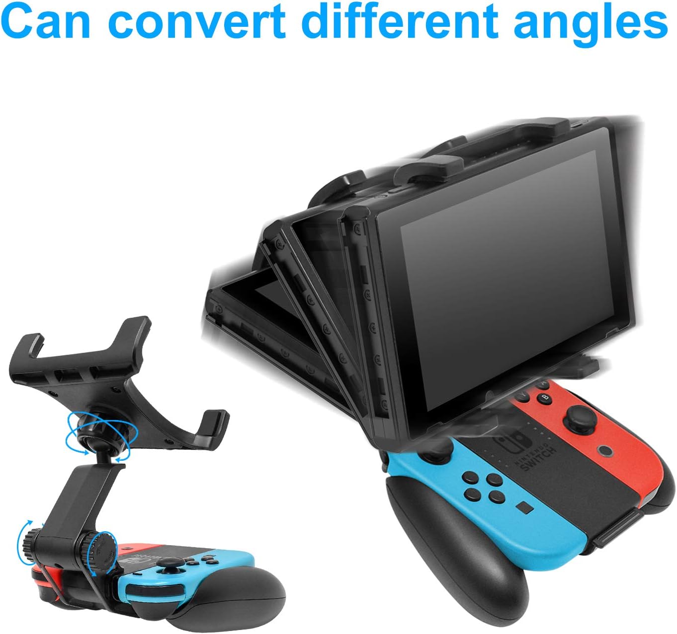 Handle Bracket for Nintendo Switch Joy-Con, Adjustable Clip Clamp Mount Holder for Nintendo Switch/Nintendo Switch Lite Console: Electronics