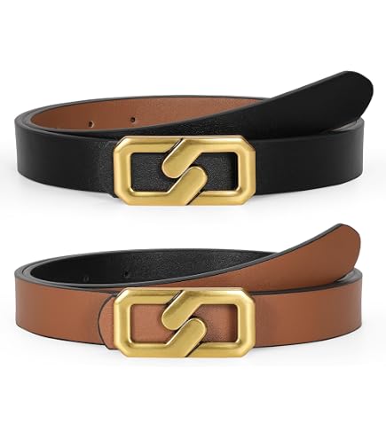 Amazon.com: XZQTIVE Women Leather Belt for Jeans Pants Fashion