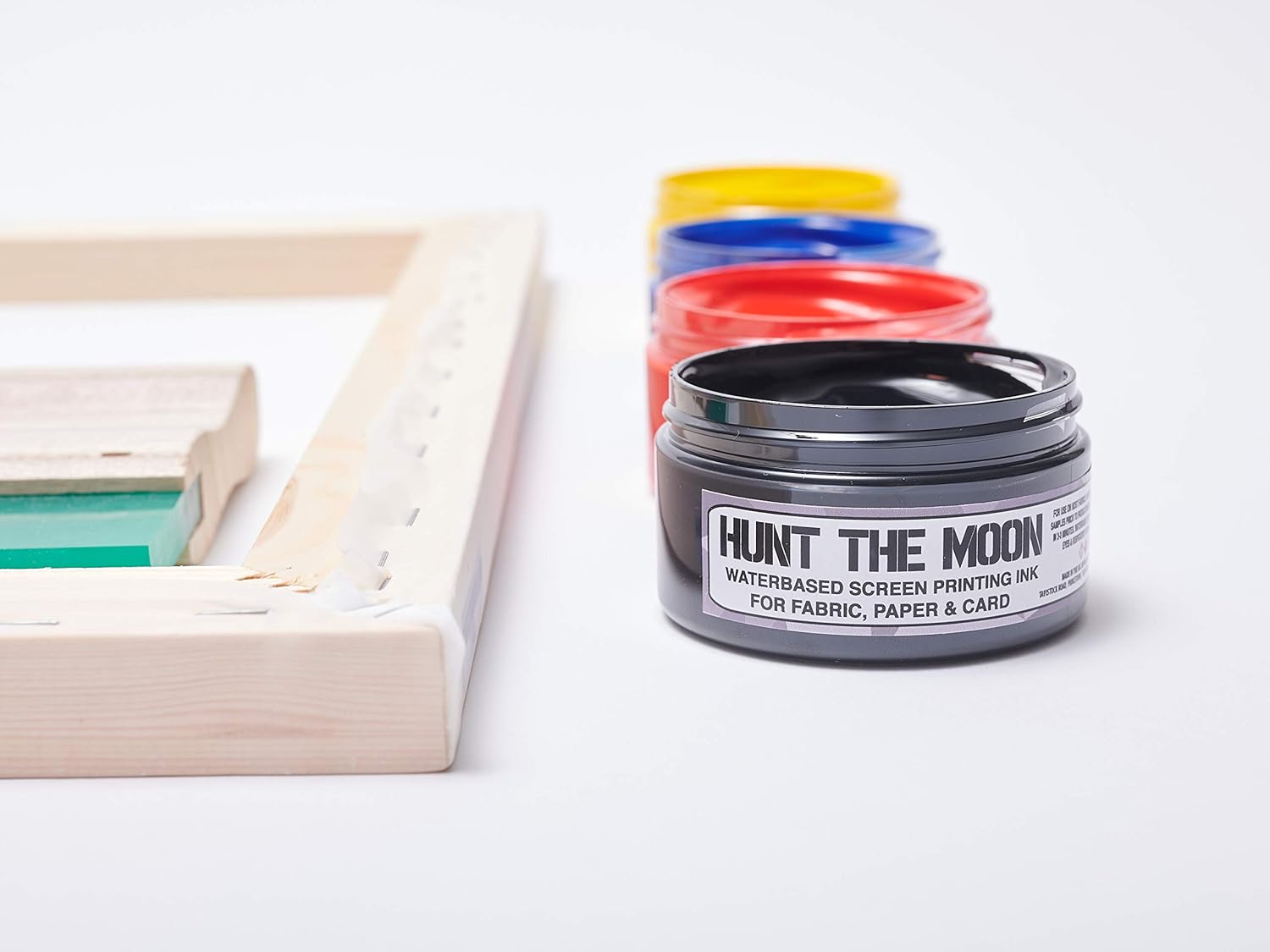 Hunt The Moon Screen Printing Kit, Wooden, Large A3 Deluxe BigaMart