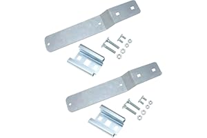 DERIDI 2Pack Slow Moving Vehicle Triangle Sign Mounting Kit for Golf Cart Includes 1 Tractor Bracket 1 Street Sign Bracket 4 Bolts and 4 Nuts