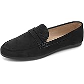 UBFEN Womens Penny Loafers Comfortable Lightweight Walking Flats Slip On Spring Fall Shoes for Work and Leisure