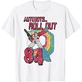 Transformers Autobots Retro Roll Out 84 Rainbow Stripe T-Shirt
