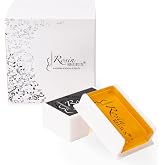 Natural Low Dust Rosin 2-Pack for Violin, Viola and Cello with Protective Case (Yellow Amber)