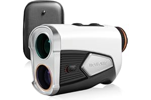 WOSPORTS Golf Rangefinder 1500-Yard with Slope,Golf Accessories Range Finder 7X Magnification,Pin Lock Vibration Range Finder(Feet/Meters/Yards), Magnetic Mount, Rechargeable