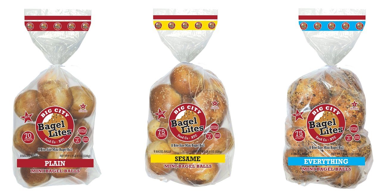 48 Bagel Lites Fresh Nyc Mini Bagel Balls Mixed Sesame Plain Everything 2 Of Each 6 Pack Amazon Com Grocery Gourmet Food