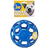 JW Pet Hol-ee Roller Dog Toy Puzzle Ball, Natural