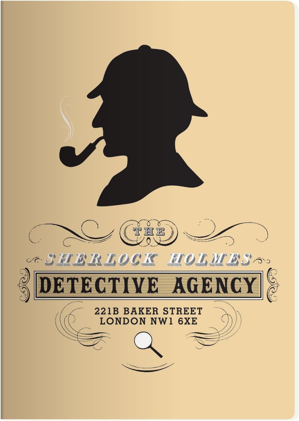 Sherlock Holmes Notebook - 7" x 4.75"