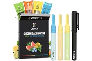 Natural Nicotine-Free & Tobacco-Free Smoking Alternative (Assorted Flavors) - Non-Electric Craving Relief, Quit Smoking Aid w