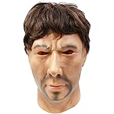 CreepyParty Novelty Halloween Costume Party Latex Human Realistic Head Mask Strong Man
